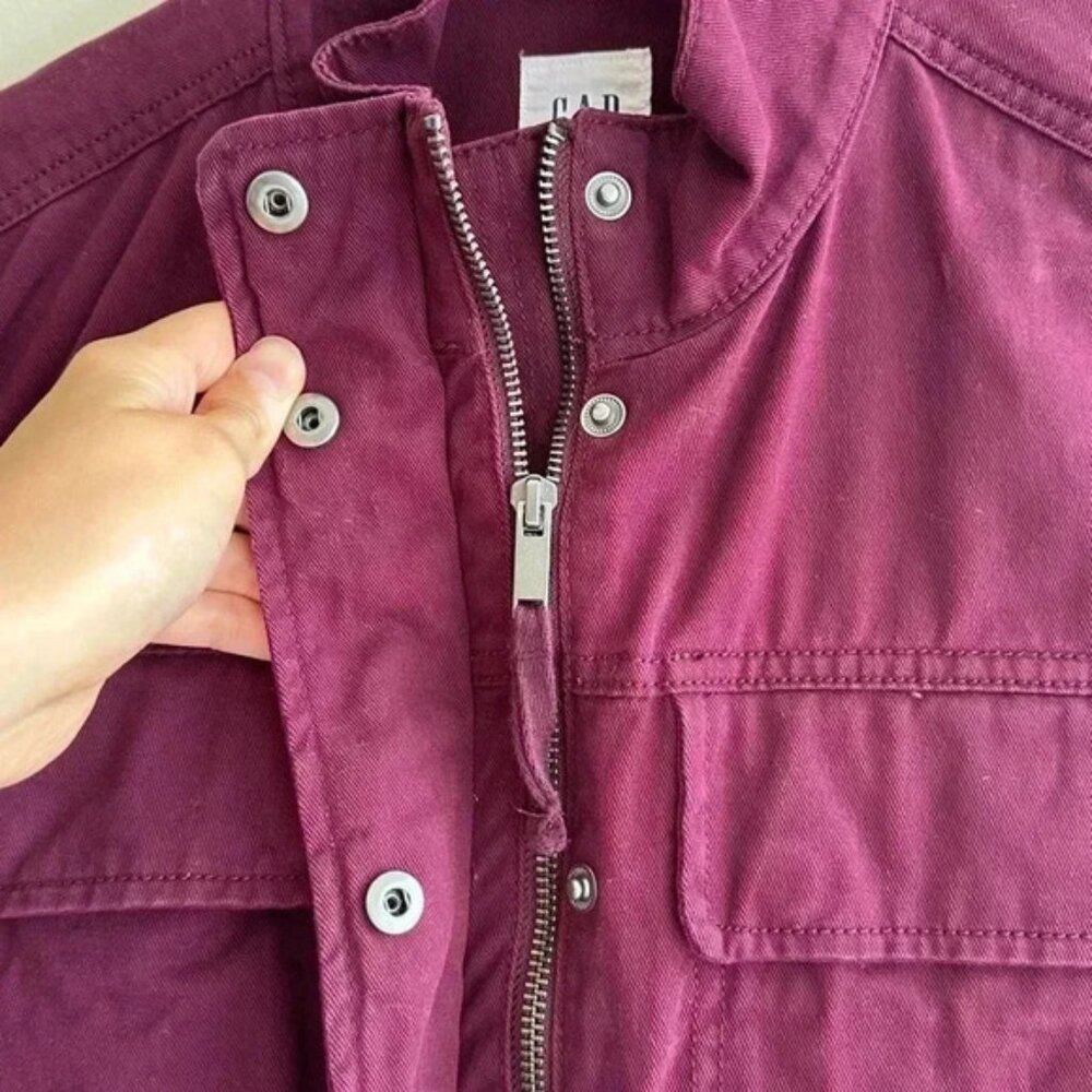 Gap Anorak Jacket, Berry Colored, Fall Lightweigh… - image 5